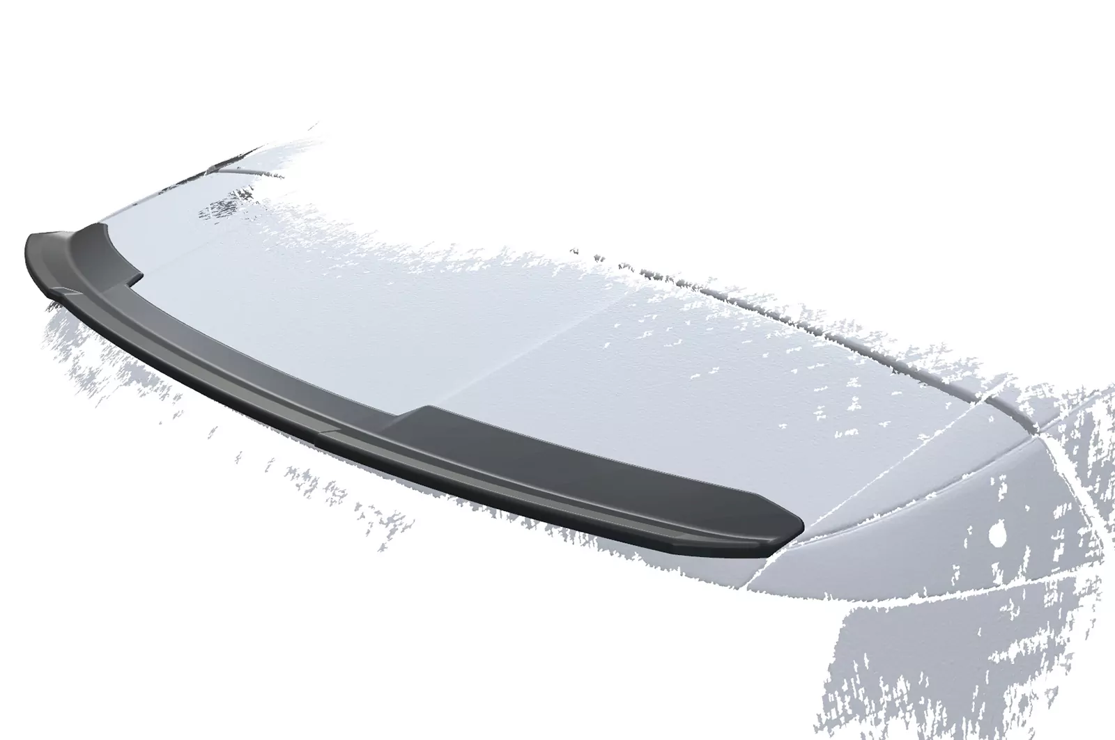 Heckflügel mit ABE für Peugeot 3008 2. Gen HF933 Schwarz Strukturiert