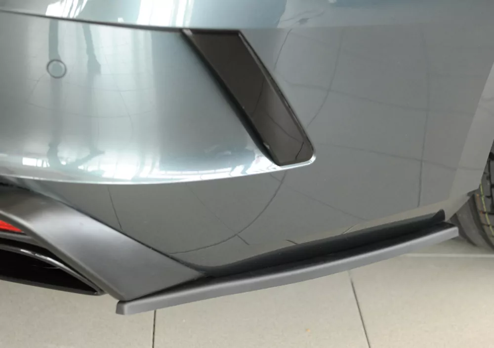 Rieger Heckschürzenansatz seitlich rechts matt schwarz für Skoda Octavia RS (NX) Lim. 08.24- (ab Facelift/PV)
