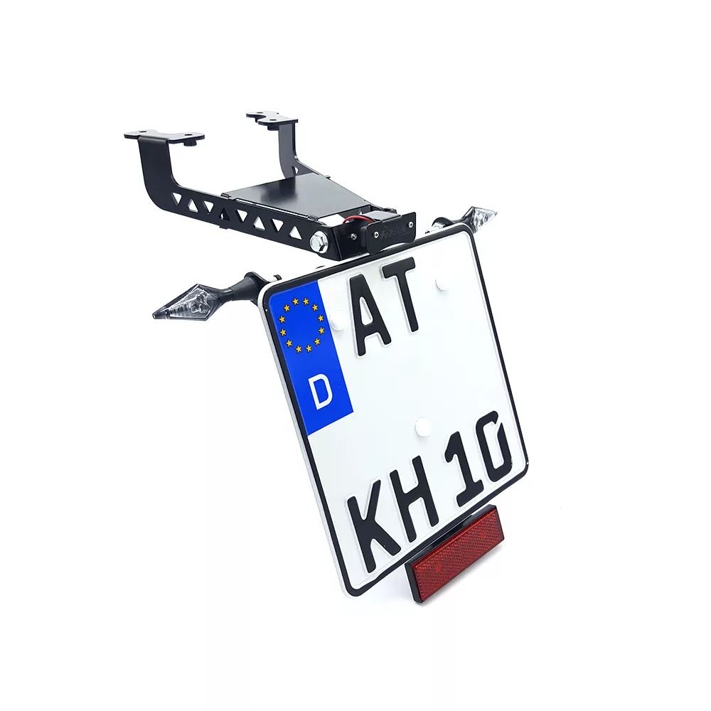 alpha Technik Kennzeichenhalter Yamaha MTN850-A,MT09 ABS,MT09SP;Typ RN43; Modelljahr 2017-