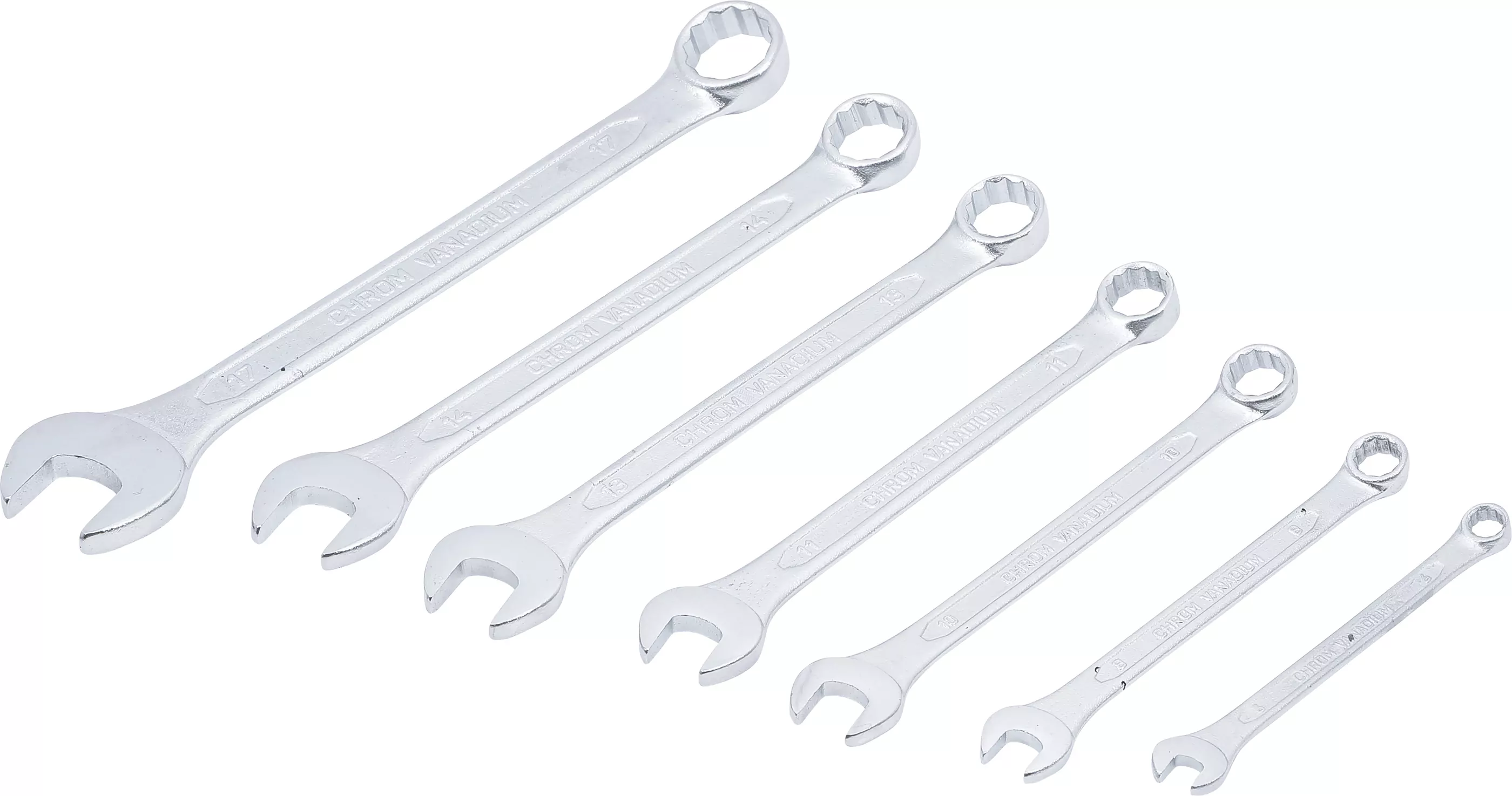 Maul-Ringschlüssel-Satz | SW 6 - 17 mm | 7-tlg.