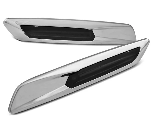 Side Direction Smoke  Silver Led  F10 Style Fits Bmw E60/ E90/ E92/ E82