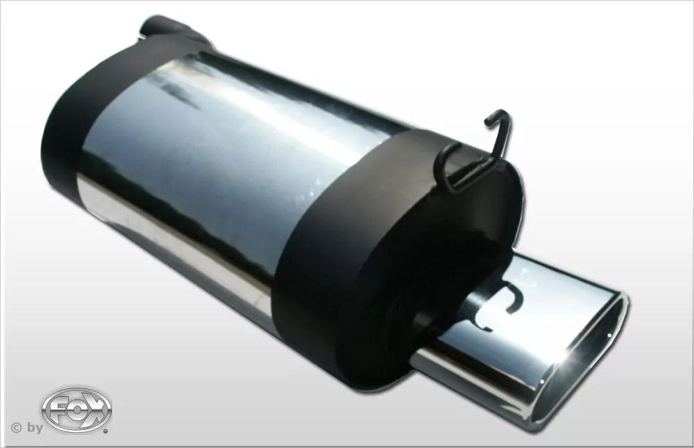 Mercedes SL Typ R129  Endschalldämpfer Ø70mm - 160x80 Typ 53 - Nur für Modelle mit serienmäßiger Steckverbindung! (kein Flansch!)