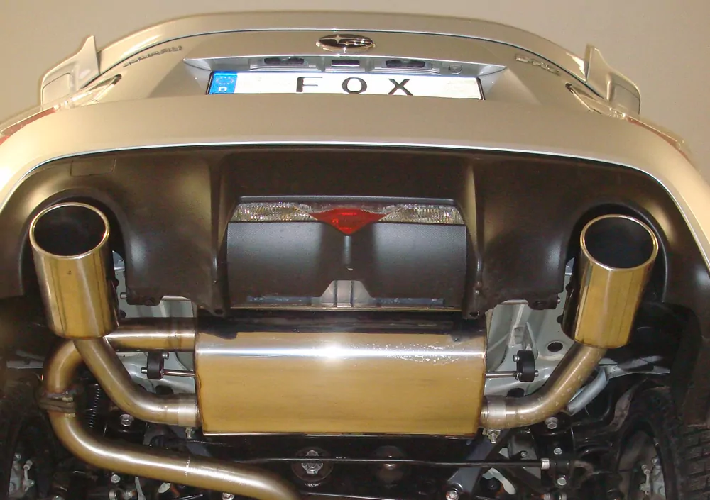 Subaru BRZ/ Toyota GT86  Endschalldämpfer quer Ausgang rechts/links - 129x106 Typ 32 rechts/links