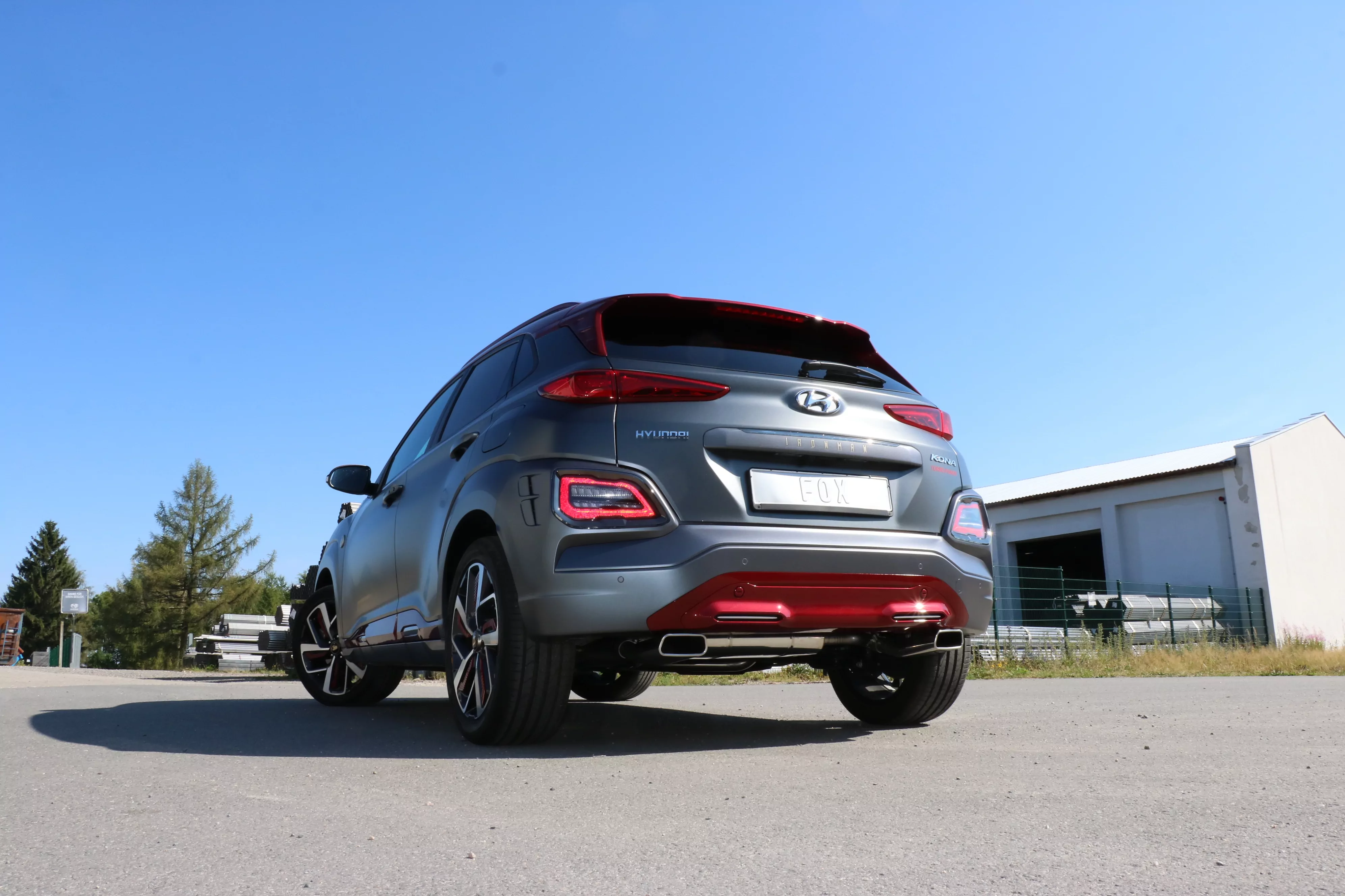 Hyundai Kona 2WD Ironman  Endschalldämpfer Ausgang rechts/links - 145x65 Typ 59 rechts/links