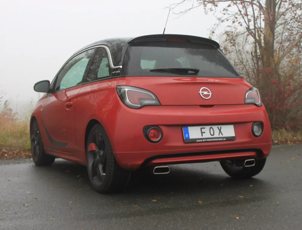 Opel Adam  Endschalldämpfer quer Ausgang rechts/links - 145x65 Typ 59 rechts/links