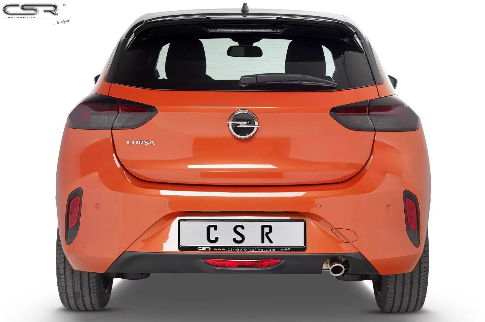 Heckflügel mit ABE für Opel Corsa F GS-Line HF686-M Carbon Look (matt)