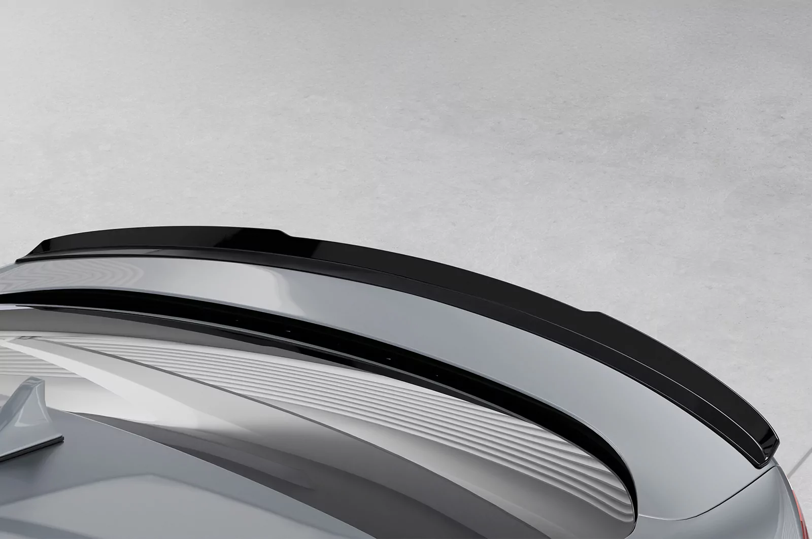 Heckflügel mit ABE für Hyundai Ioniq HF756 Strukturiert (schwarz matt)