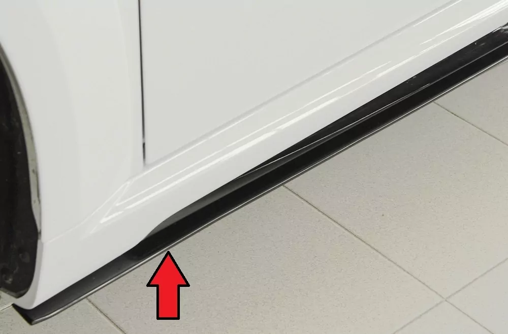 Rieger Seitenschwelleransatz für Audi TTS (8J-FV/8S) | Coupé 09.18- (ab Facelift) nur für S-Line-Schweller auch TTS / TT-RS