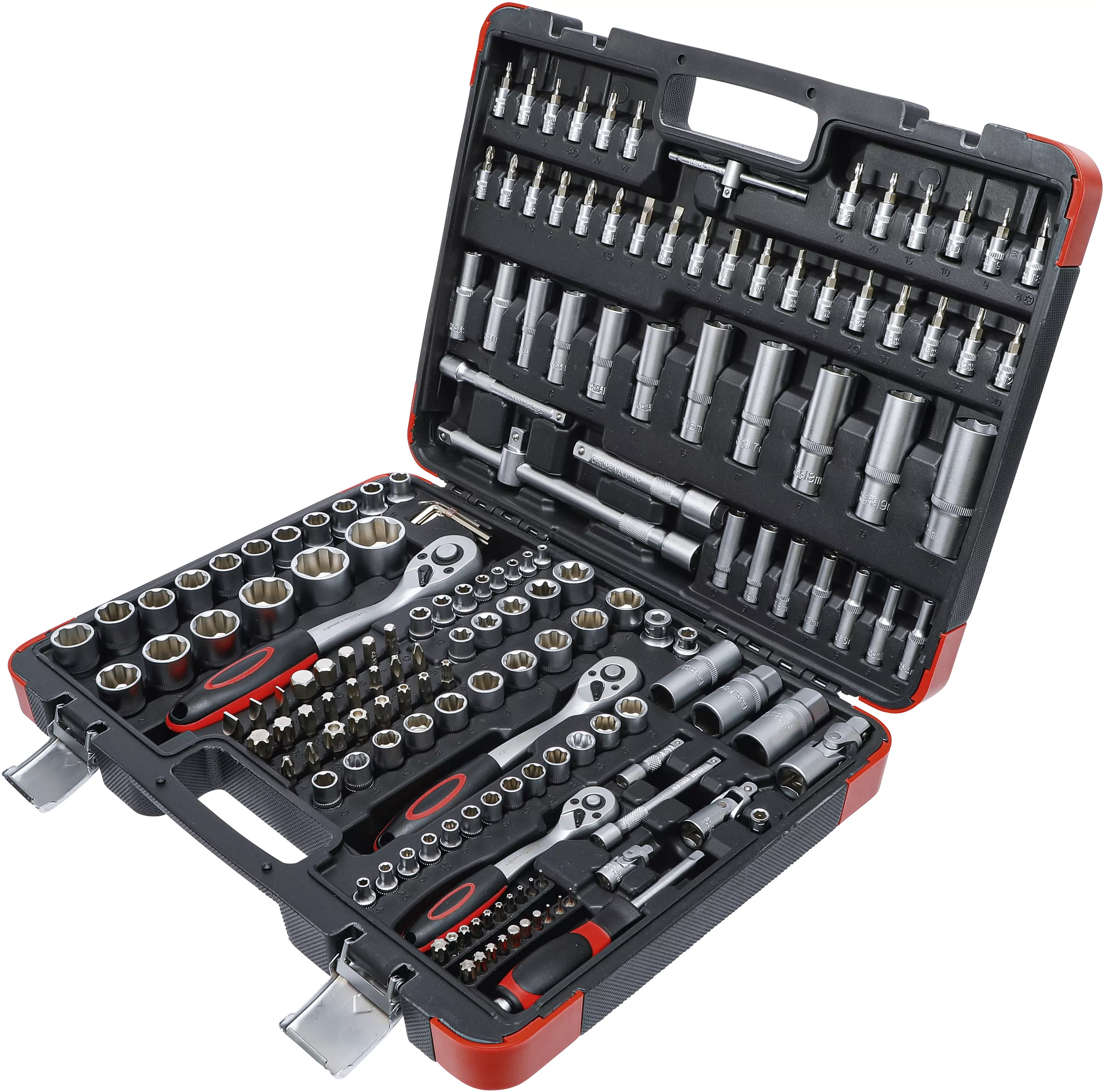 Steckschlüssel-Satz | Antrieb 6,3 mm (1/4") / 10 mm (3/8") / 12,5 mm (1/2") | 172-tlg.