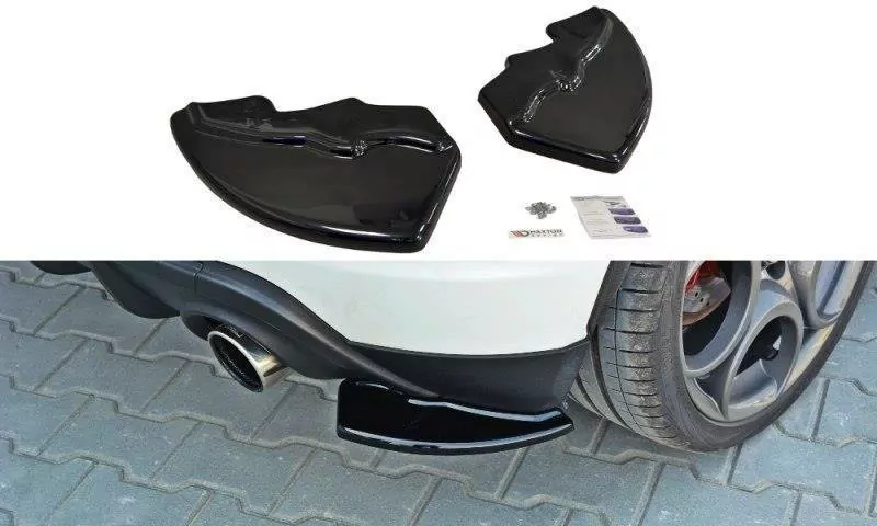 Heck Ansatz Flaps Diffusor Passend Für Diffusor Passend Für ALFA ROMEO GIULIETTA Schwarz Hochglanz Schwarz Hochglanz