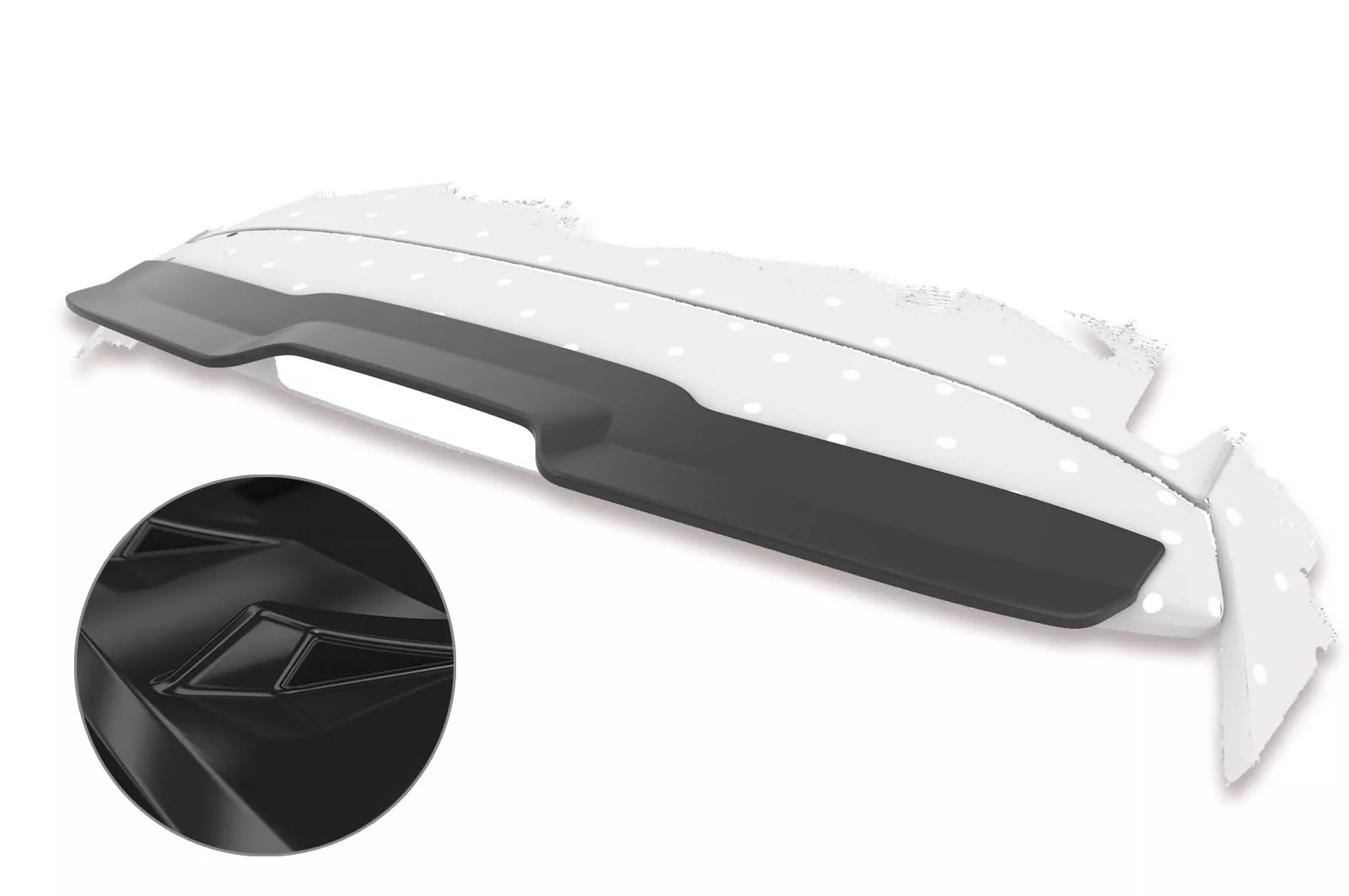 Heckflügel mit ABE für Renault Megane III Grandtour Glossy (schwarz hochglanz)