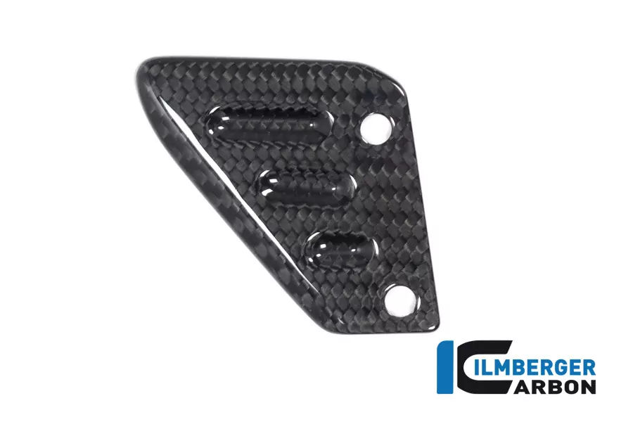 Ilmberger Carbon Fersenschutz Sozius rechts glanz für Aprilia RSV4 / Tuono V4 2021-