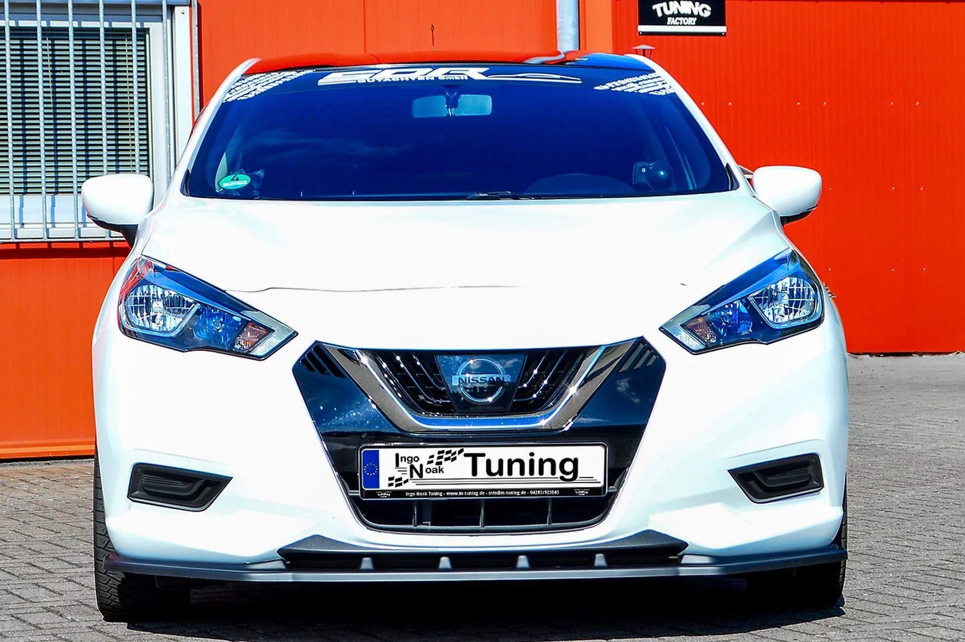 Frontspoilerlippe Cuplippe für Nissan Micra 5 K14