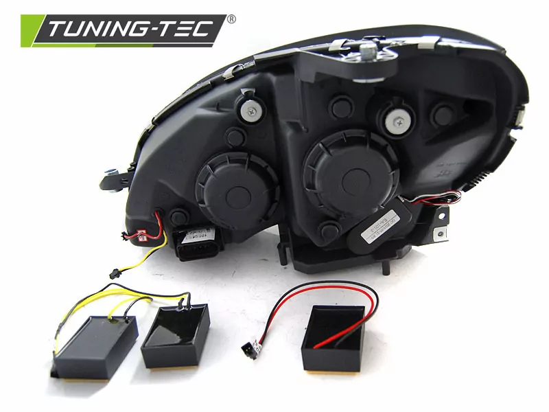 HEADLIGHTS TUBE LIGHT CHROME SEQ fits MERCEDES W204 07-10  