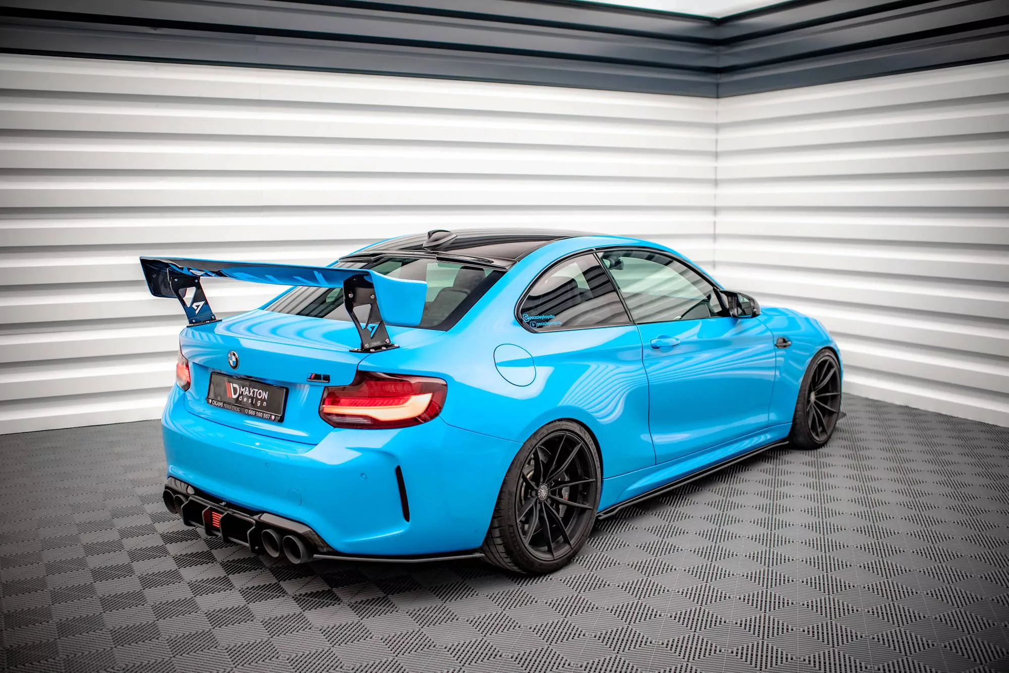 Street Pro Heck Ansatz Flaps Diffusor Für BMW M2 F87