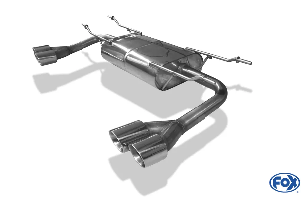 Fiat 124 Spider Abarth Endrohre rechts/links - 2x100 Typ 25 rechts/links passend an den originalen Endschalldämpfer