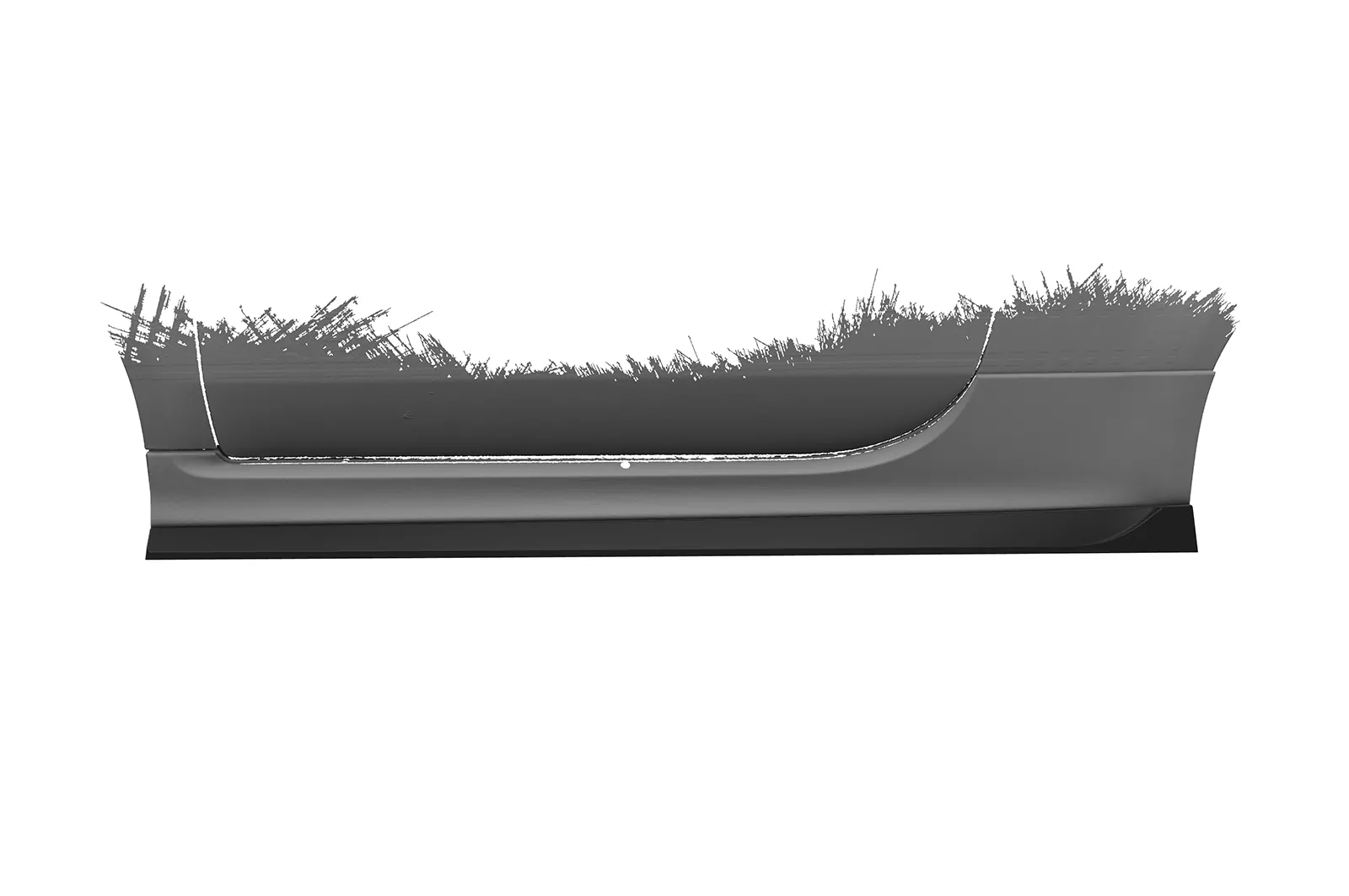 Seitenschweller für Fiat Abarth 595 SS475 Schwarz Strukturiert