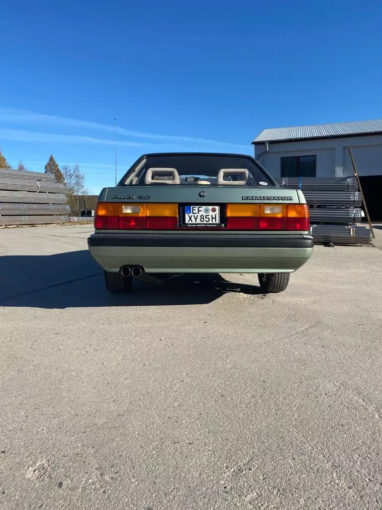 Audi 80/90 Typ 81  Endschalldämpfer - 2x63 Typ 10