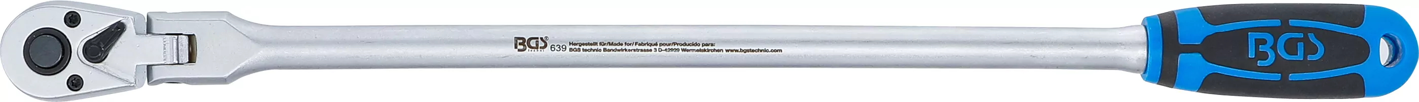 Gelenkknarre | arretierbar | extra lang | Abtrieb Außenvierkant 10 mm (3/8") | 457 mm