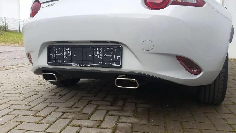 Mazda MX5 - ND  Endschalldämpfer quer Ausgang rechts/links - 1x145x65 Typ 59 rechts/links