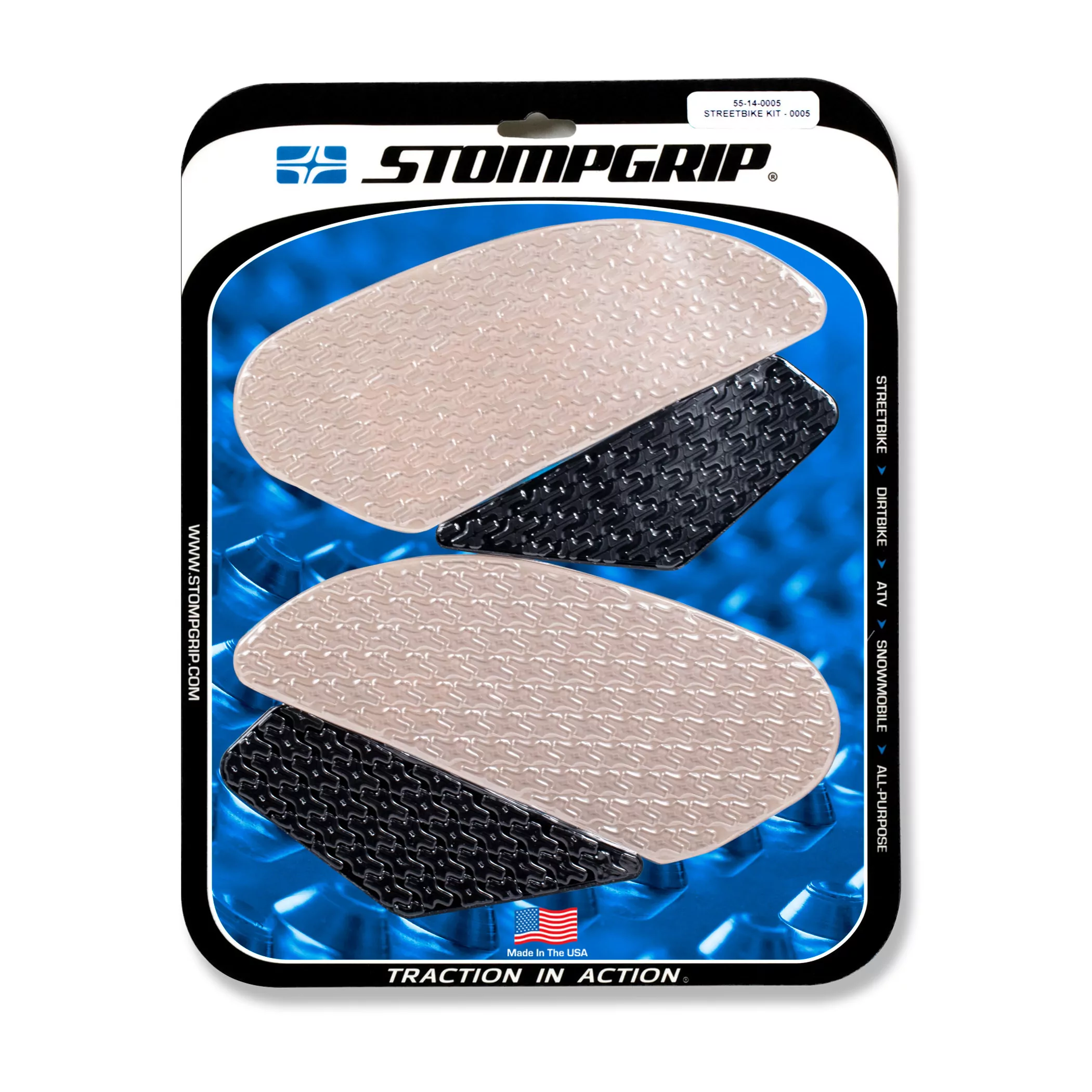 Stompgrip Traction Pad Icon für Suzuki GSX650 F / ABS 08-14 Hybrid