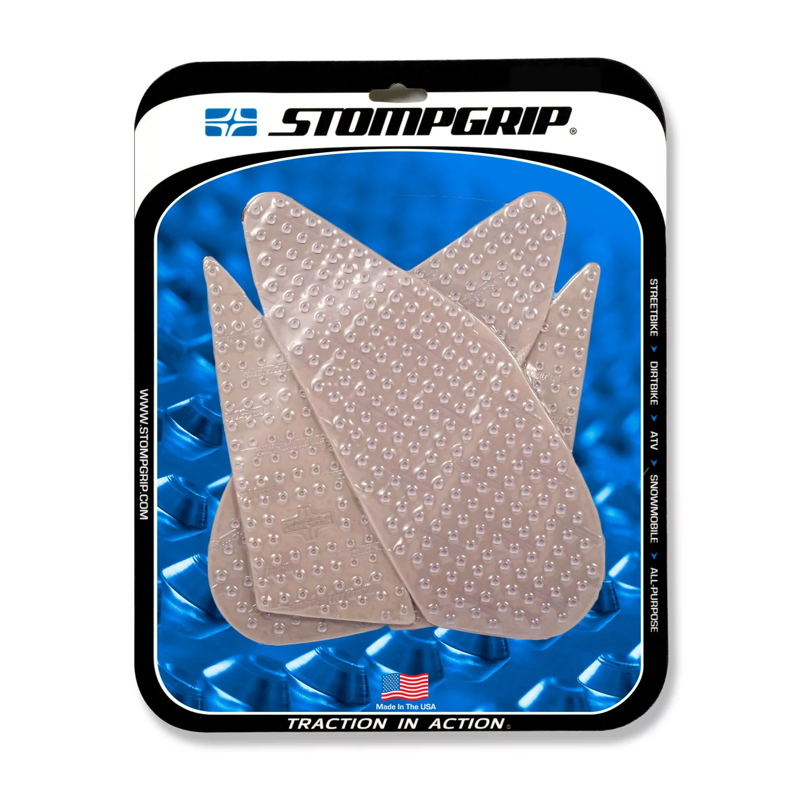 Stompgrip Traction Pad Volcano für Suzuki GSX-S 1000 / F / S / ABS 16-20 Klar