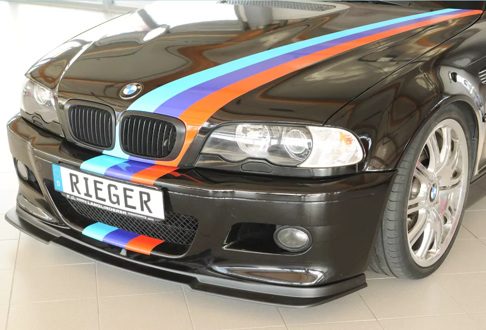 Rieger Spoilerlippe für BMW 3er E46 M3 - Cabrio 06.00- carbon optik