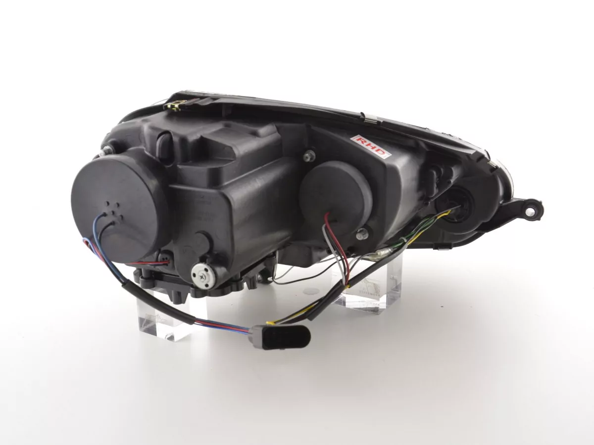 Scheinwerfer Set Daylight LED TFL-Optik VW Golf 5 Typ 1K Bj. 03-08 chrom für Rechtslenker