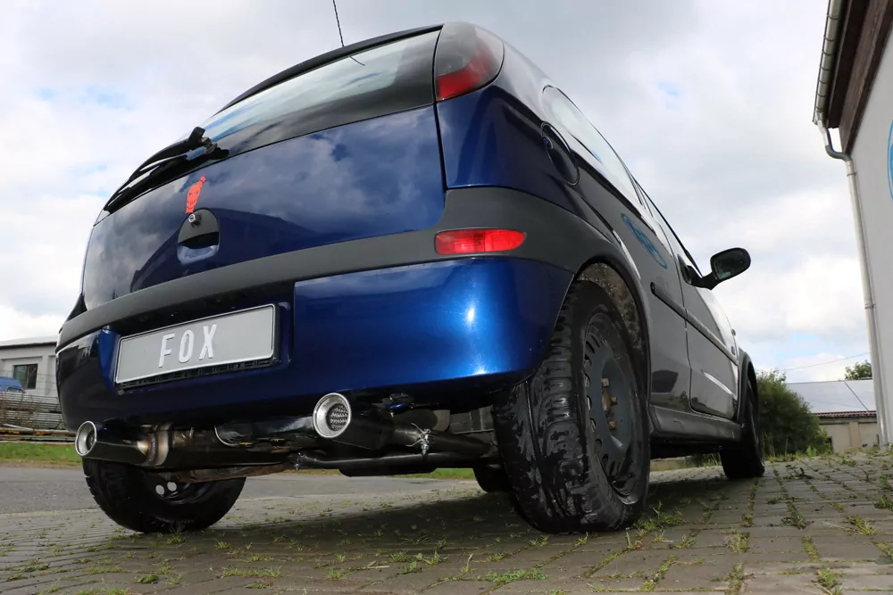 Opel Corsa C  Endschalldämpfer Ausgang rechts/links - 1x90 Typ 13 rechts/links