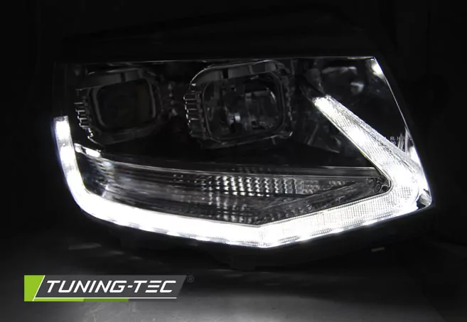 HEADLIGHTS TRUE DRL CHROME fits VW T6 15-19