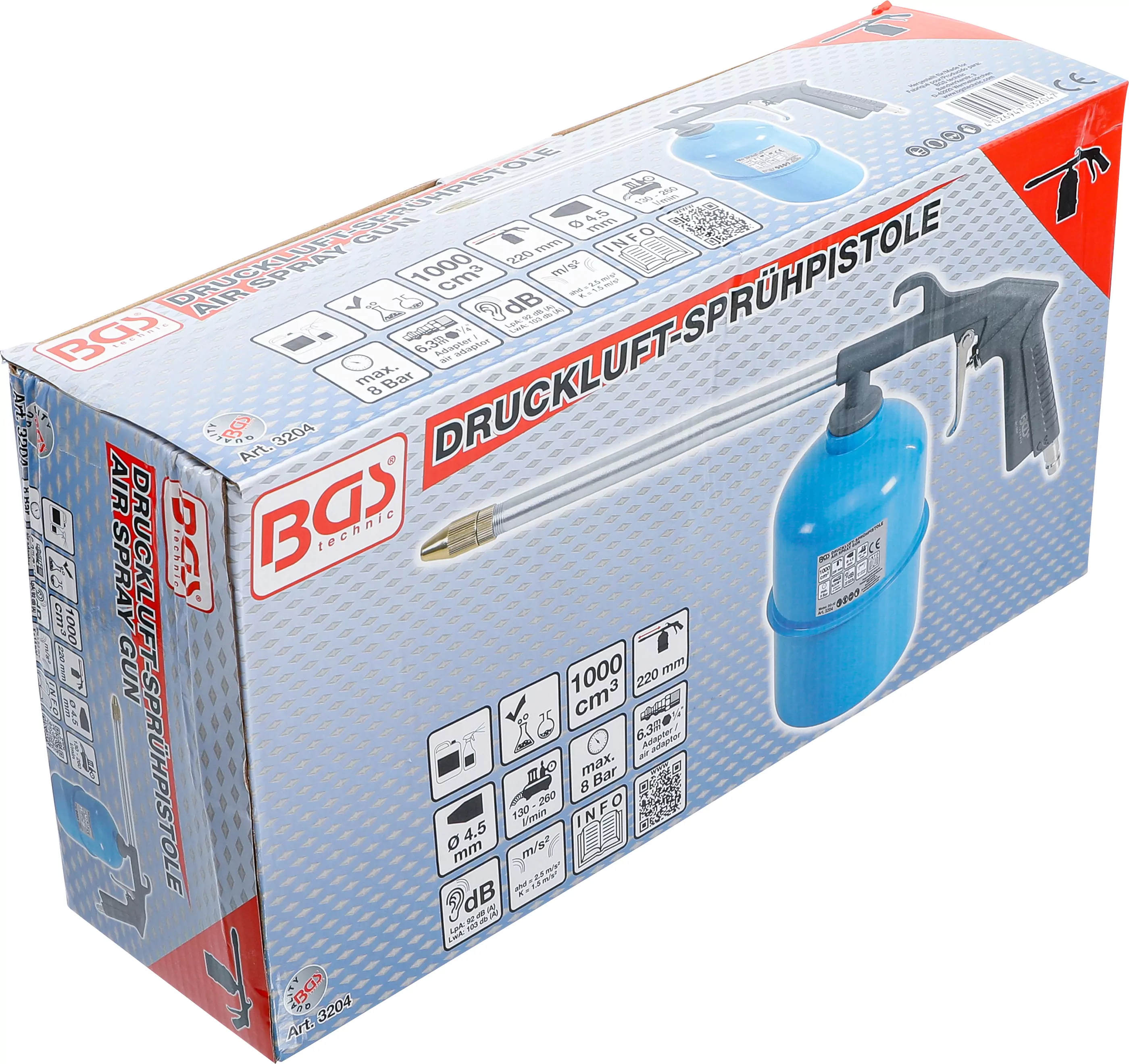 Druckluft-Sprühpistole | 1000 cm³