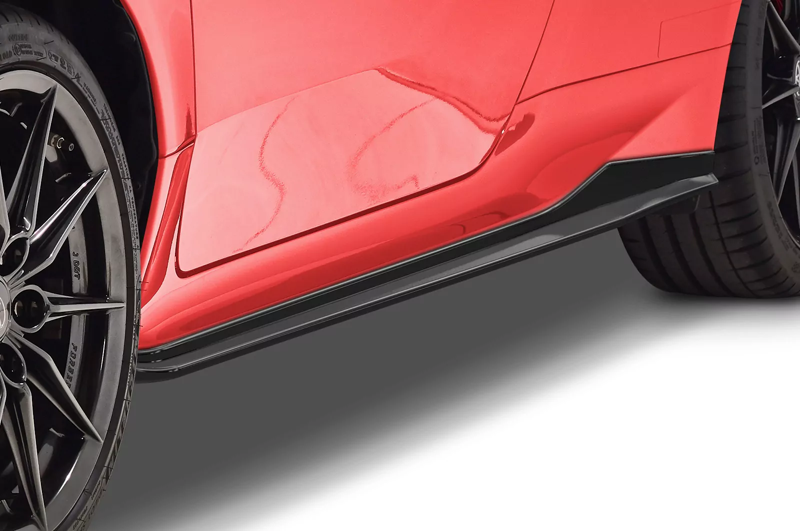 Seitenschweller für Toyota GR Yaris (XP21) SS481 Schwarz Strukturiert