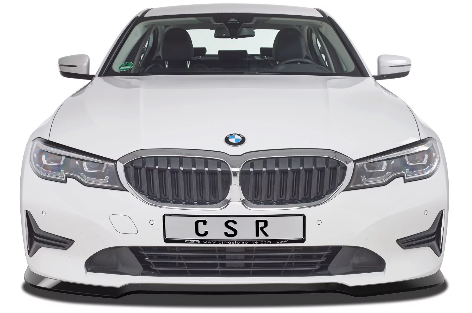 Cup-Spoilerlippe mit ABE für BMW 3er G20 Limousine / G21 Touring Lackierfreundlich (schwarz matt)