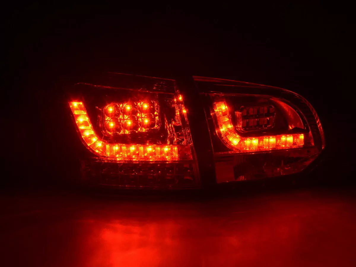 LED Rückleuchten Set VW Golf 6 Typ 1K Bj. 2008-2012 chrom mit Led Blinker für Rechtslenker