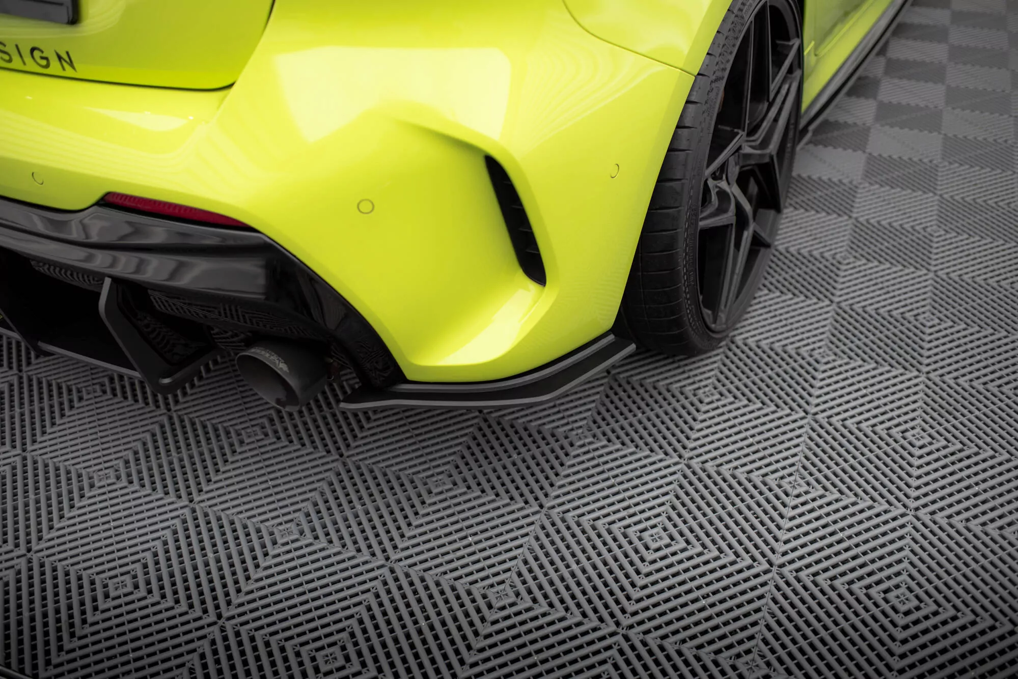 Street Pro Heck Ansatz Flaps Diffusor V.1 Für BMW 1er F40 M-Paket / M135i