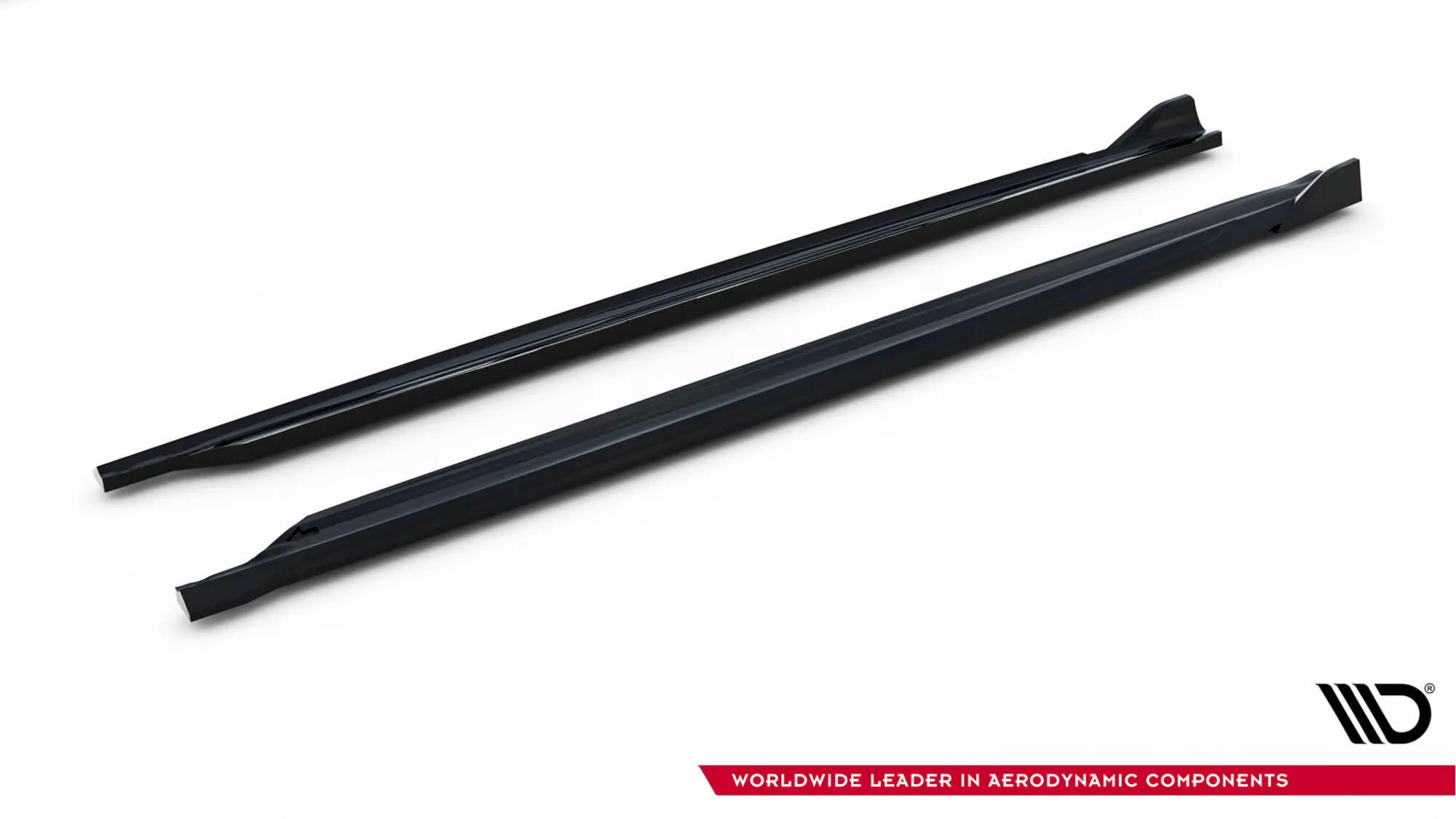 Seitenschweller Ansatz Für V.2 Für Skoda Octavia RS Liftback / Combi Mk4 / Mk4 Facelift Schwarz Hochglanz