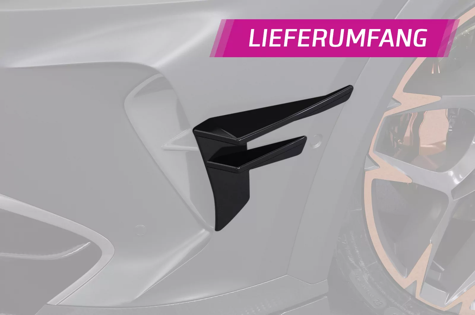 Performance Flaps für Cupra Formentor FP026 Schwarz Strukturiert