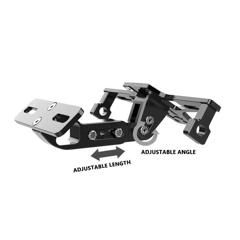 Universal Motorrad Kennzeichenhalter CNC Aluminium