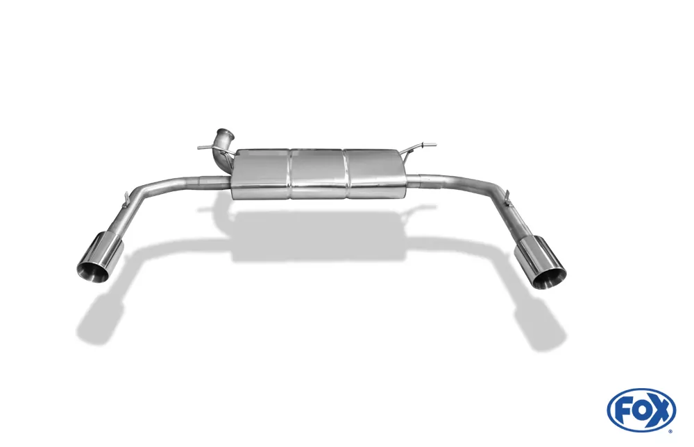 Renault Laguna III Coupe  Endschalldämpfer Ausgang rechts/links - 1x90 Typ 25 rechts/links