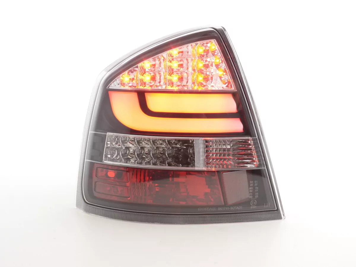 LED Rückleuchten Set Skoda Octavia 1Z Limo Bj. 05-12 schwarz