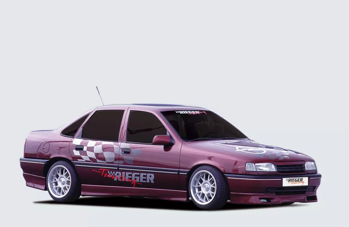 Rieger Seitenschweller für Opel Vectra A - Stufenheck   carbon optik