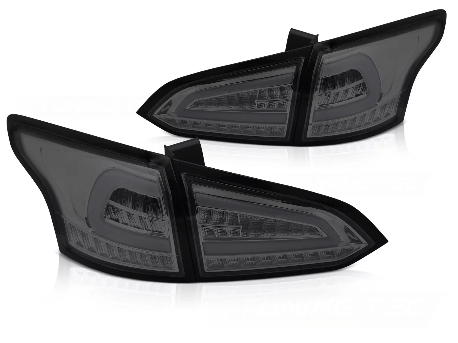 Led Tail Lights Smoke Seq Fits Ford Focus Mk 3 Sw 11-18 