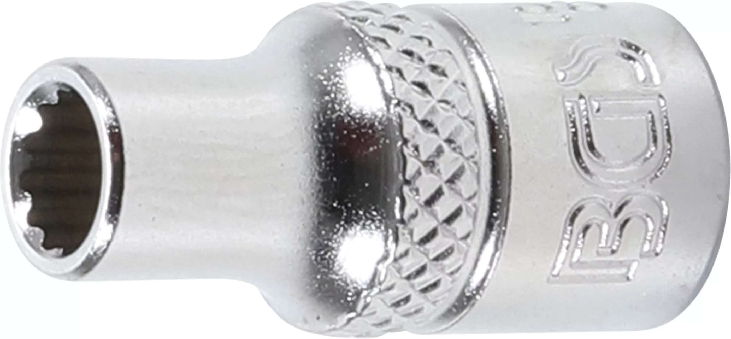 Steckschlüssel-Einsatz Zwölfkant | Antrieb Innenvierkant 6,3 mm (1/4") | SW 5 mm