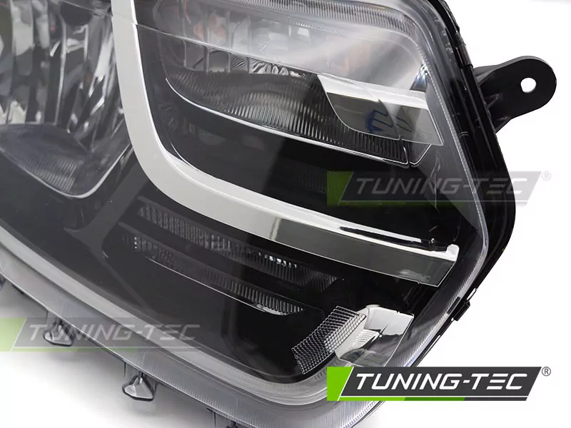Headlight Black Right Side Tyc Fits  Dacia Duster Ii 17-21