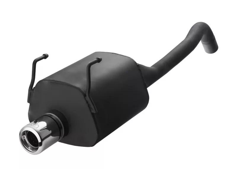Ulter Sportauspuff für Fiat Panda 100HP 2003-2012 - 1 Endrohr Rund Ø80
