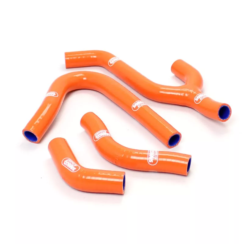 SAMCO SPORT Siliconschlauch Kit orange für KTM 250 EXC 380 EXC Modelljahr 1998-2002