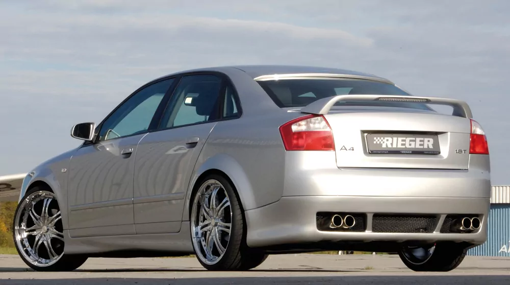 Rieger Seitenschweller für Audi A4 (8E) Typ B6 - Lim. 11.00-10.04 carbon optik