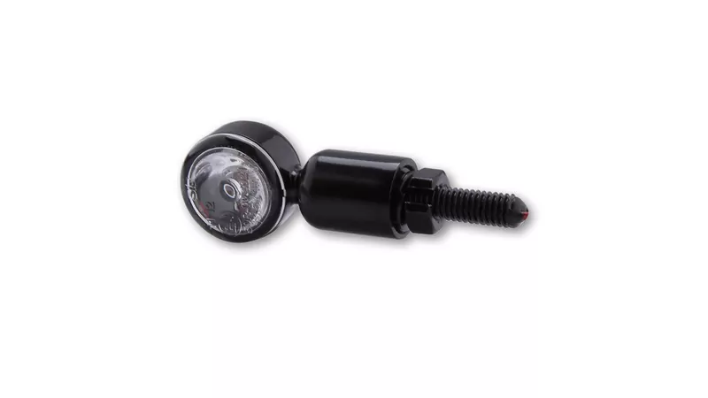 SHIN YO MC 1 HI-Power LED Indicator Black/Translucent E-Approved (Pair)
