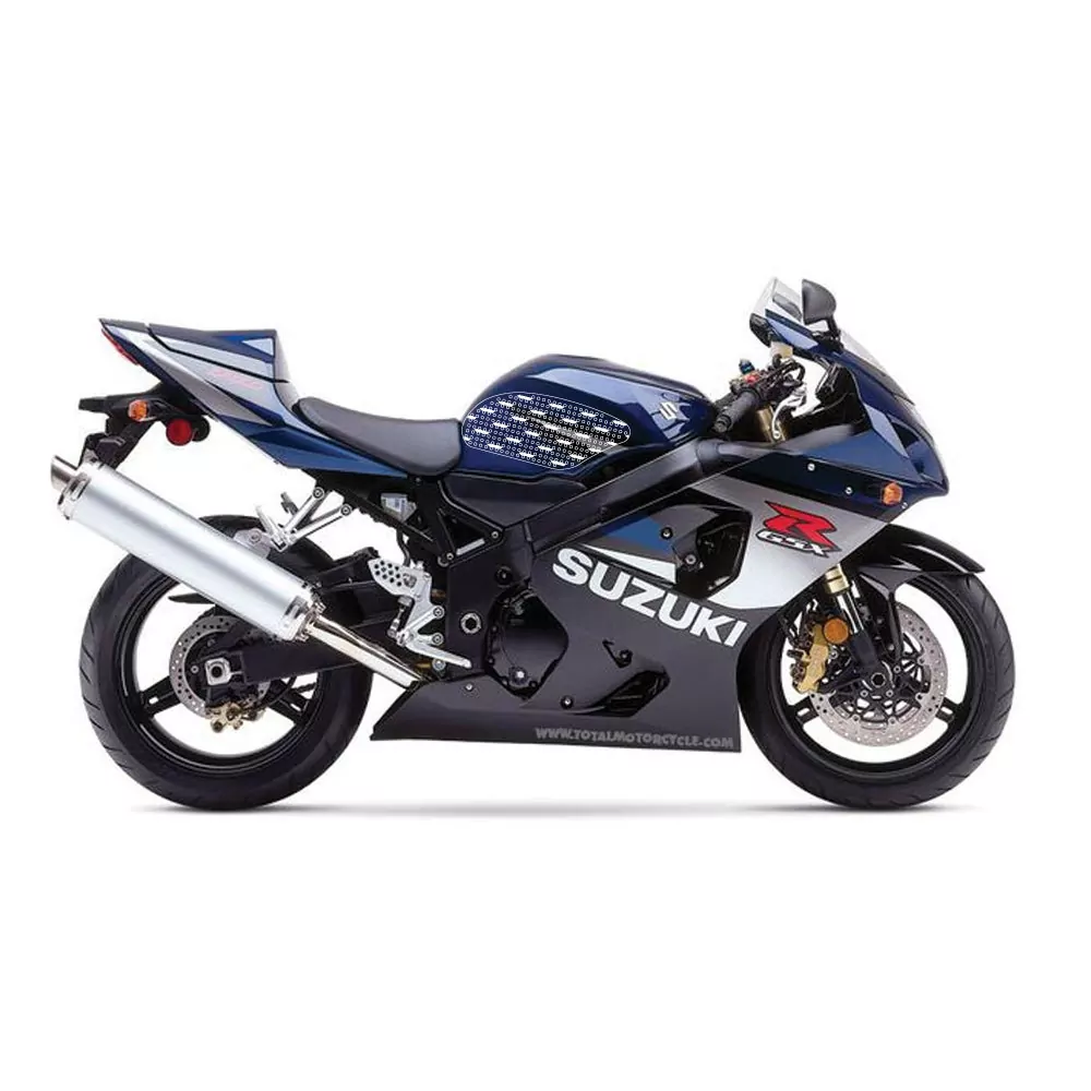 Stompgrip Traction Pad Volcano für Suzuki GSX-R 750 04-05 Klar