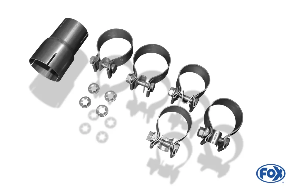 VW Golf VI R 4motion  Endschalldämpfer Ausgang mittig - 2x100 Typ 16